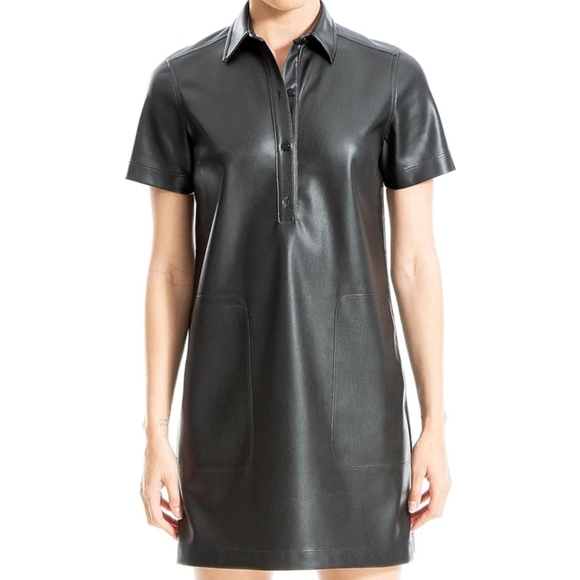 Max Studio Dresses & Skirts - Max Studio Faux Leather Dress Size Small